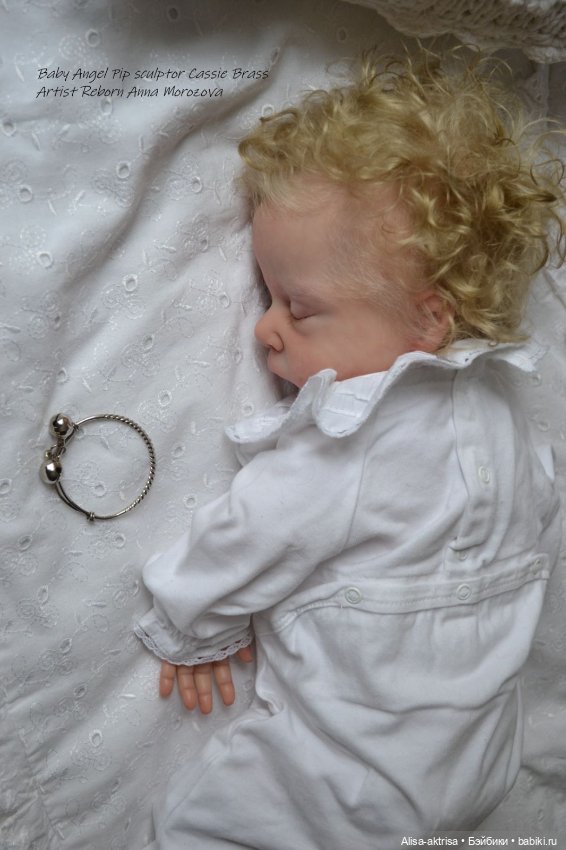 Пип - снежный Ангел. Кукла реборн Анны Морозовой (фото 7)