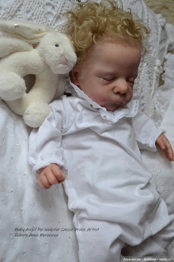 Пип - снежный Ангел. Кукла реборн Анны Морозовой (фото 6)