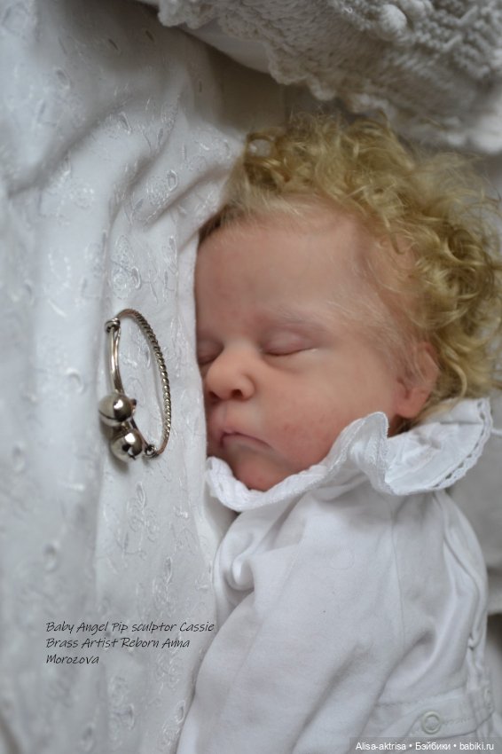 Пип - снежный Ангел. Кукла реборн Анны Морозовой (фото 8)