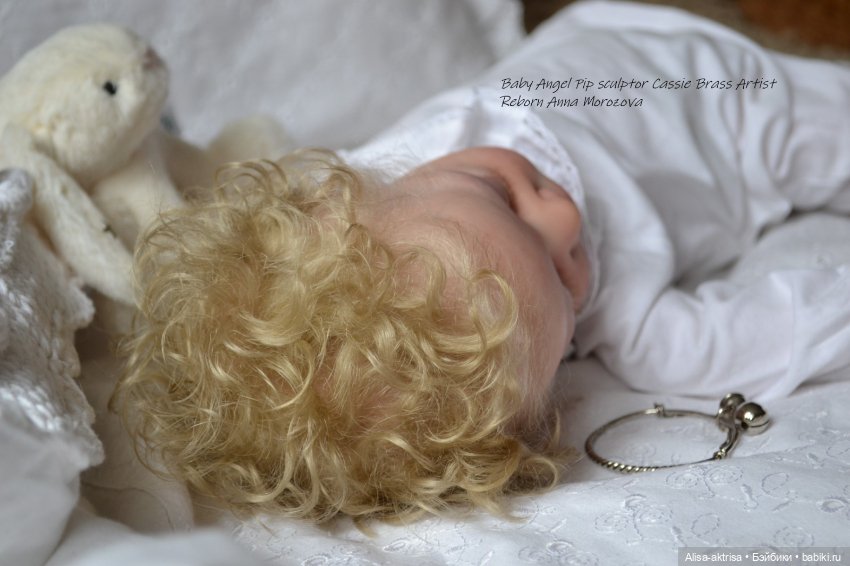 Пип - снежный Ангел. Кукла реборн Анны Морозовой