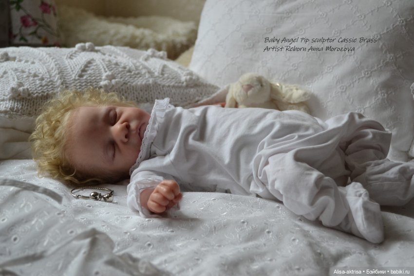 Пип - снежный Ангел. Кукла реборн Анны Морозовой