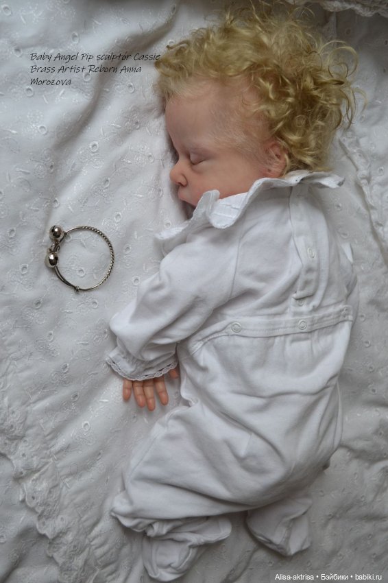 Пип - снежный Ангел. Кукла реборн Анны Морозовой