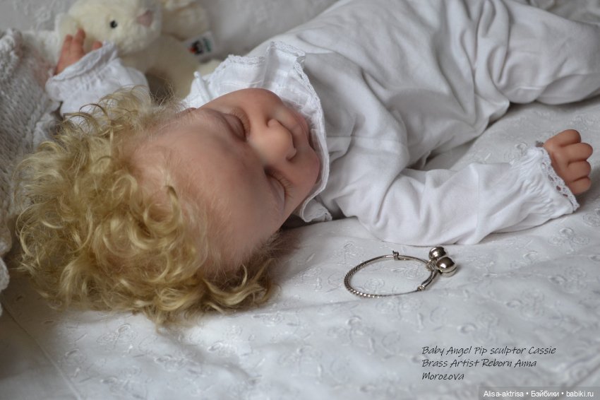 Пип - снежный Ангел. Кукла реборн Анны Морозовой
