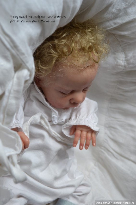 Пип - снежный Ангел. Кукла реборн Анны Морозовой