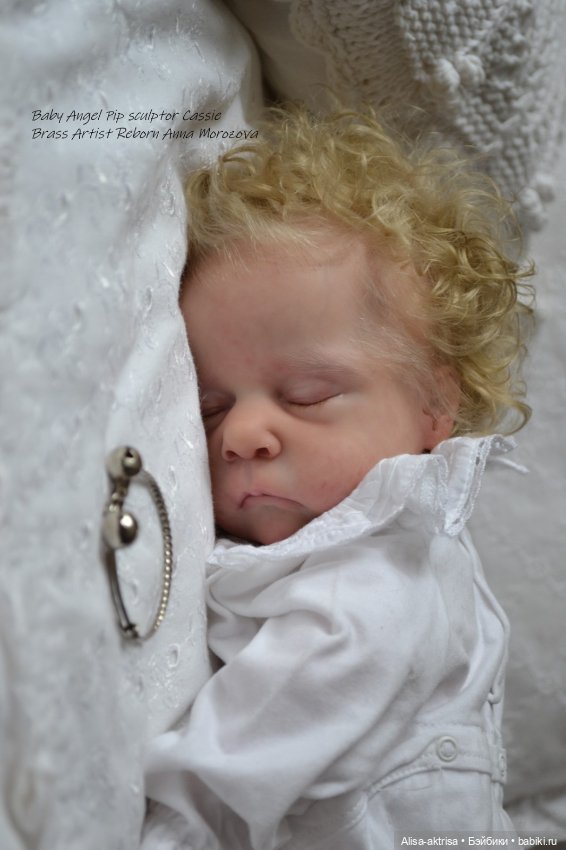 Пип - снежный Ангел. Кукла реборн Анны Морозовой (фото 9)