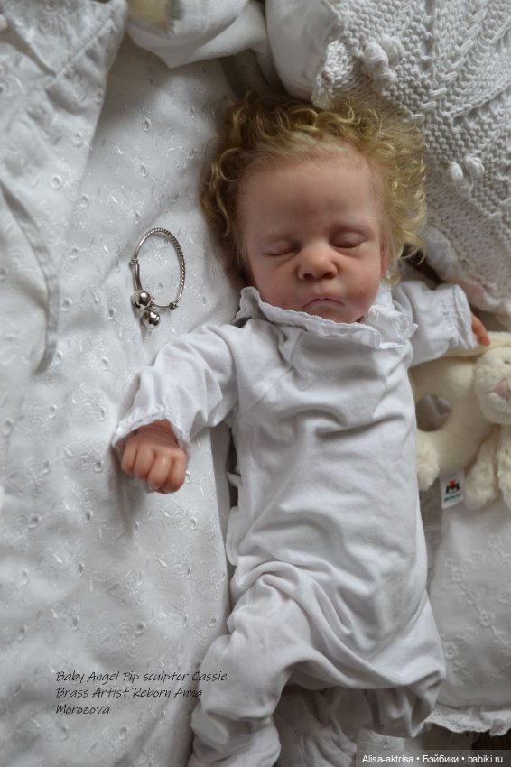 Пип - снежный Ангел. Кукла реборн Анны Морозовой