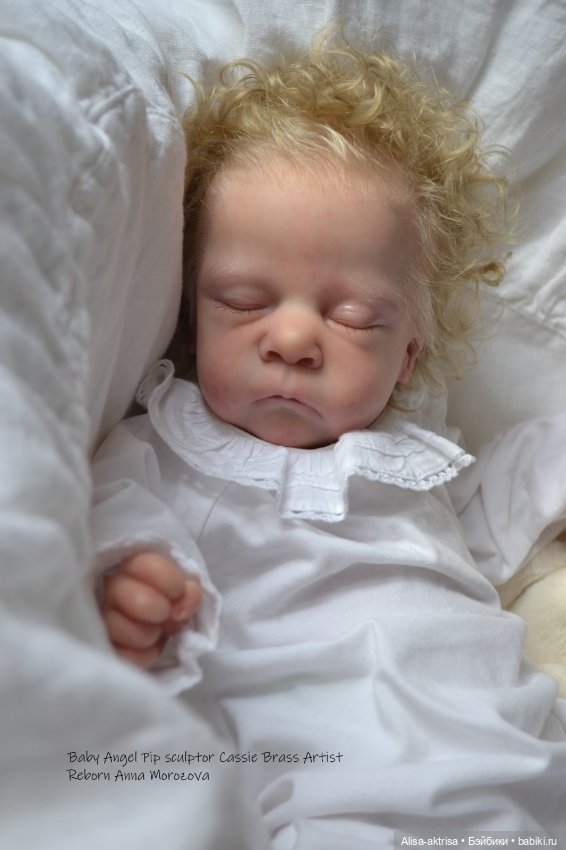 Пип - снежный Ангел. Кукла реборн Анны Морозовой