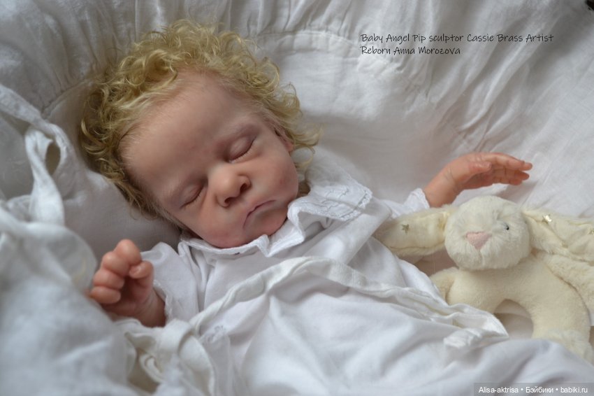 Пип - снежный Ангел. Кукла реборн Анны Морозовой