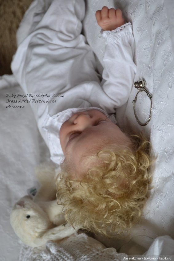Пип - снежный Ангел. Кукла реборн Анны Морозовой