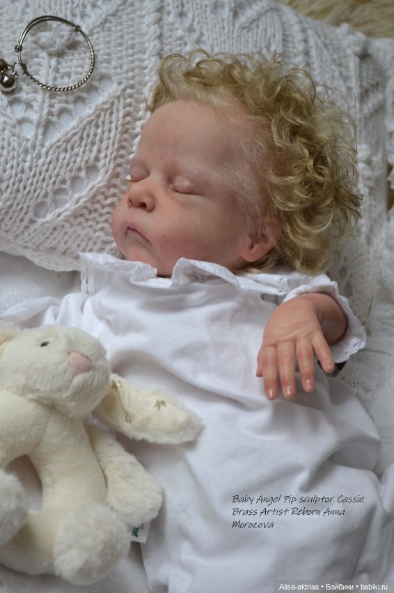 Пип - снежный Ангел. Кукла реборн Анны Морозовой (фото 3)