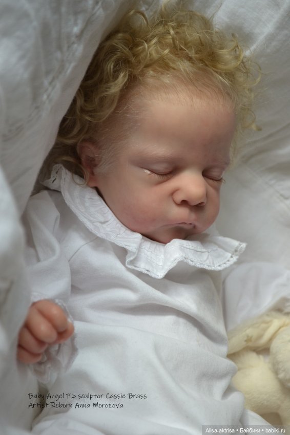 Пип - снежный Ангел. Кукла реборн Анны Морозовой