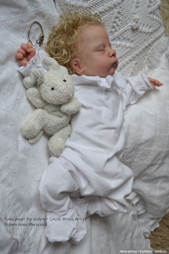 Пип - снежный Ангел. Кукла реборн Анны Морозовой