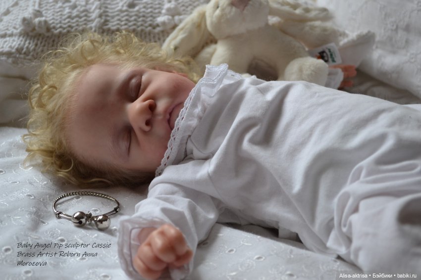 Пип - снежный Ангел. Кукла реборн Анны Морозовой