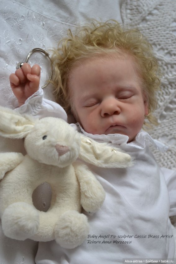 Пип - снежный Ангел. Кукла реборн Анны Морозовой