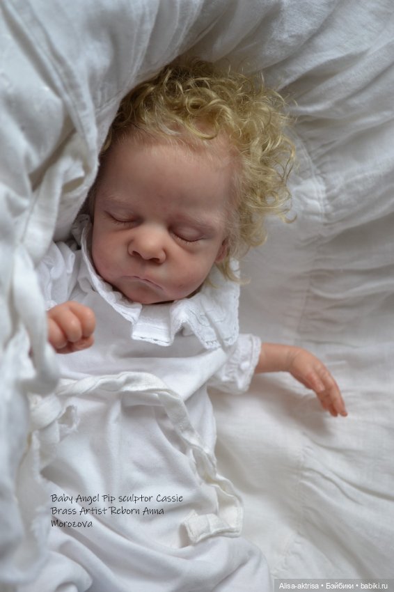 Пип - снежный Ангел. Кукла реборн Анны Морозовой