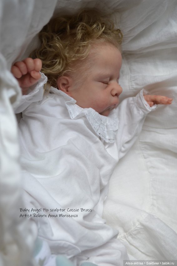 Пип - снежный Ангел. Кукла реборн Анны Морозовой