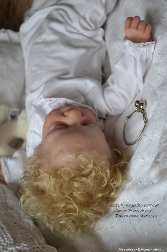 Пип - снежный Ангел. Кукла реборн Анны Морозовой