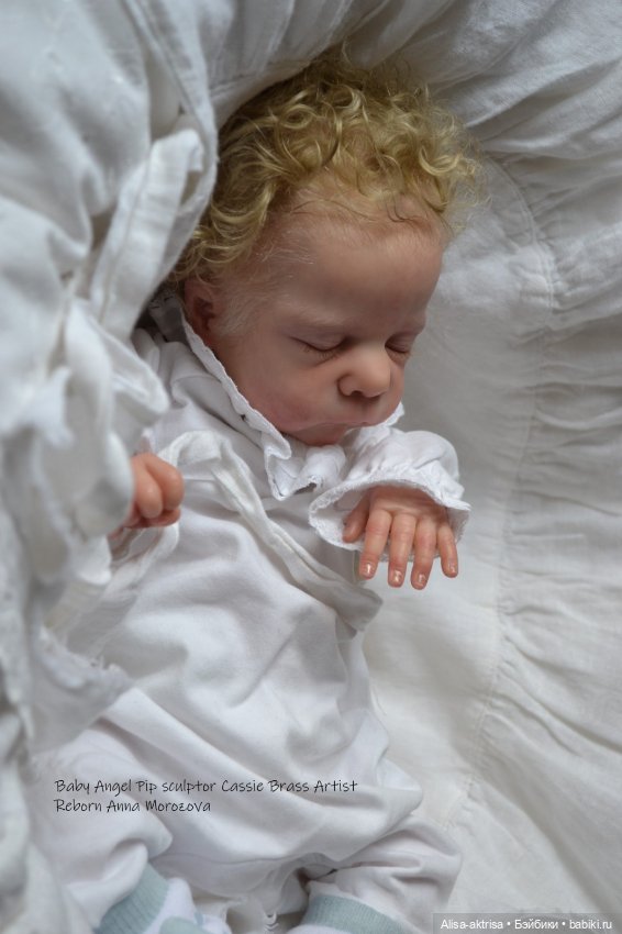 Пип - снежный Ангел. Кукла реборн Анны Морозовой