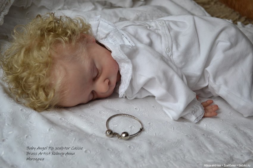 Пип - снежный Ангел. Кукла реборн Анны Морозовой
