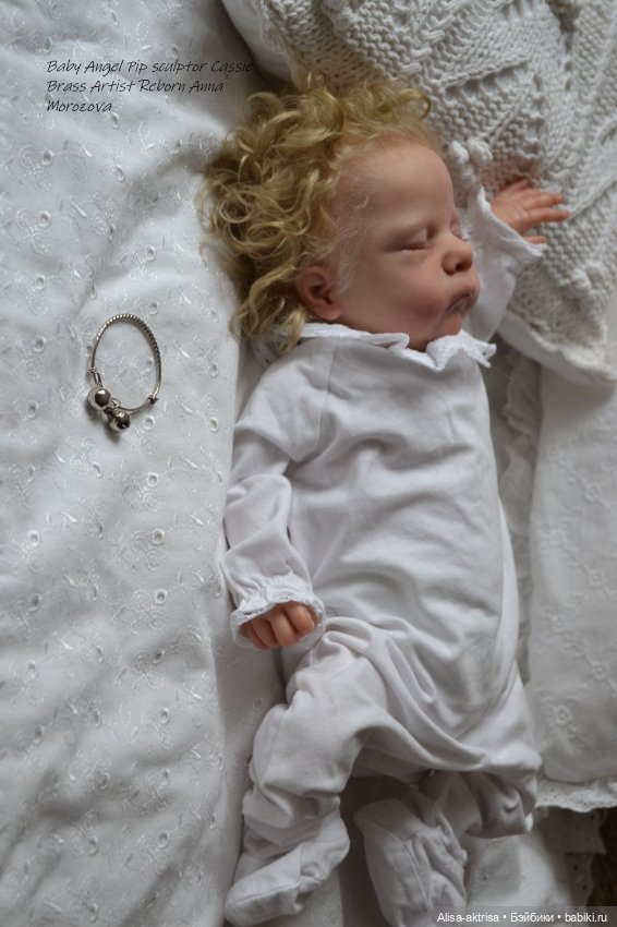 Пип - снежный Ангел. Кукла реборн Анны Морозовой
