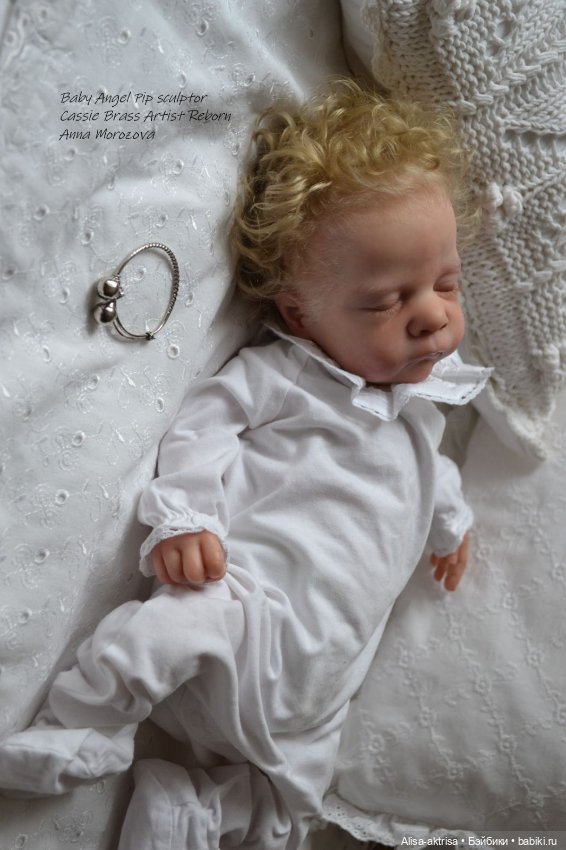 Пип - снежный Ангел. Кукла реборн Анны Морозовой