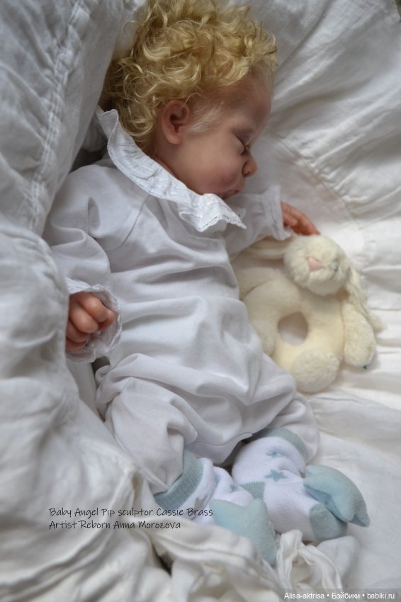 Пип - снежный Ангел. Кукла реборн Анны Морозовой