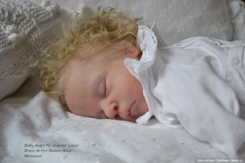Пип - снежный Ангел. Кукла реборн Анны Морозовой (фото 4)