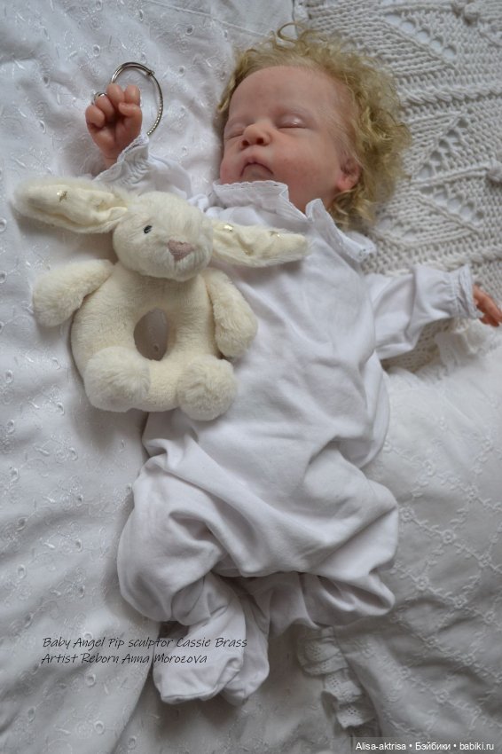 Пип - снежный Ангел. Кукла реборн Анны Морозовой