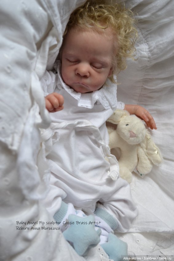 Пип - снежный Ангел. Кукла реборн Анны Морозовой