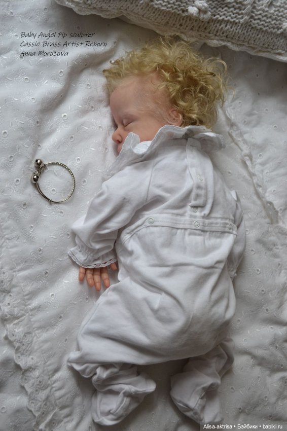 Пип - снежный Ангел. Кукла реборн Анны Морозовой