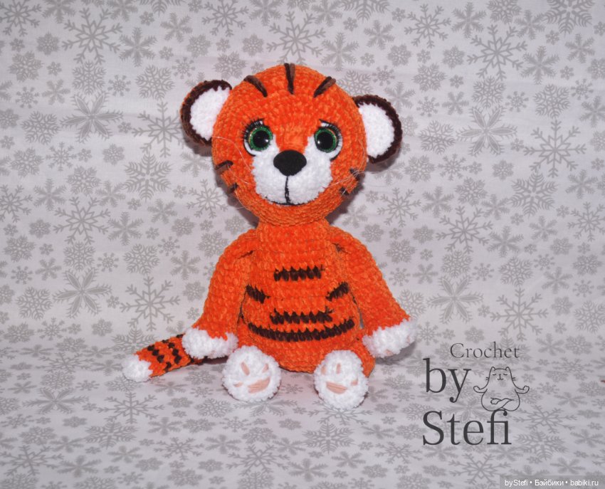 Застенчивый тигрик. Застенька. Символ 2022 (фото 2)