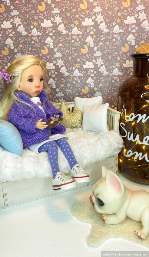 Ману и мишки. Куклы Филенко