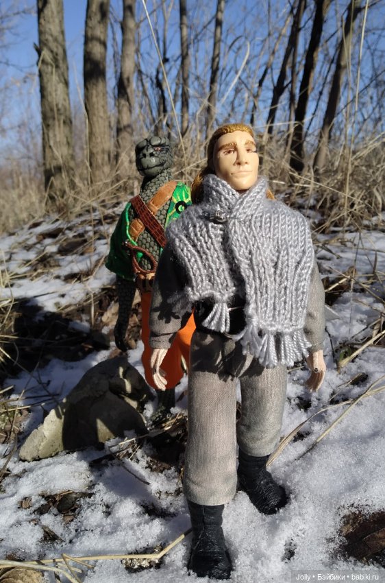 Большая серая ящерица — Авторские куклы ручной работы: текстильные (фото 10)