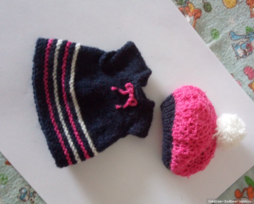 МК летнего беретика для Надюши (Пепита от Антонио Хуан 21см) (фото 3)