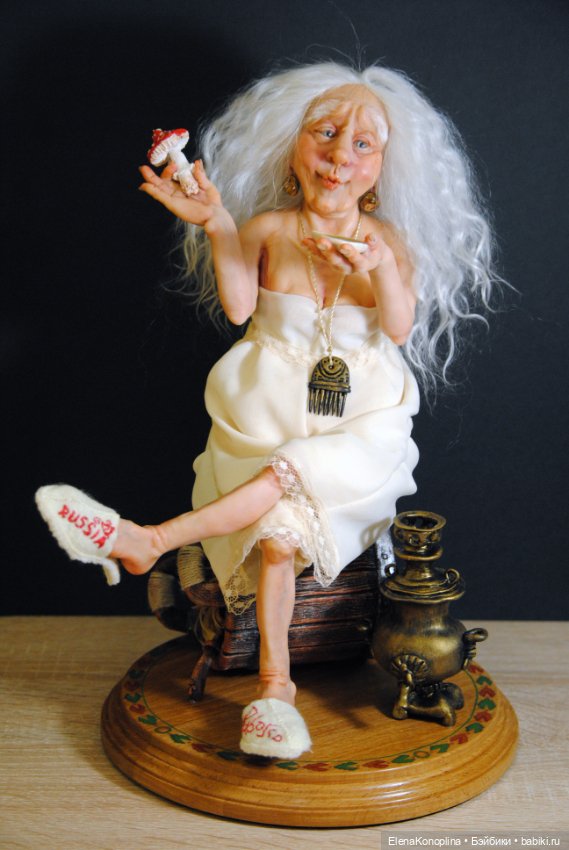 После баньки — Авторские портретные куклы по фото: галерея работ (фото 3)