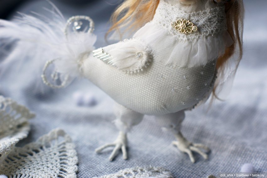 Птицы Сирины — Лепка авторских кукол: полимерная глина (фото 10)