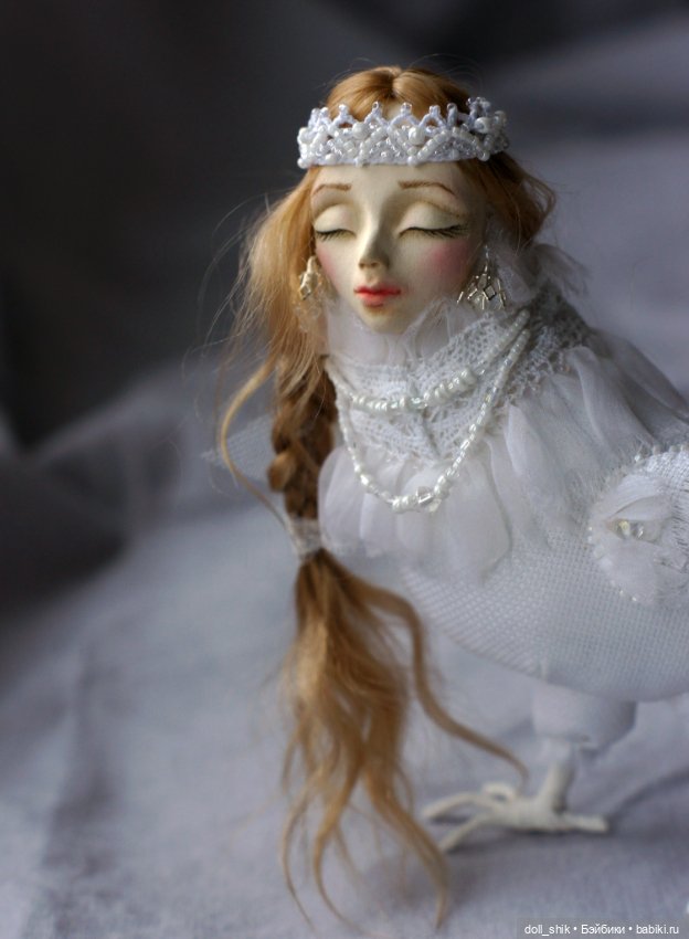 Птицы Сирины — Лепка авторских кукол: полимерная глина (фото 8)