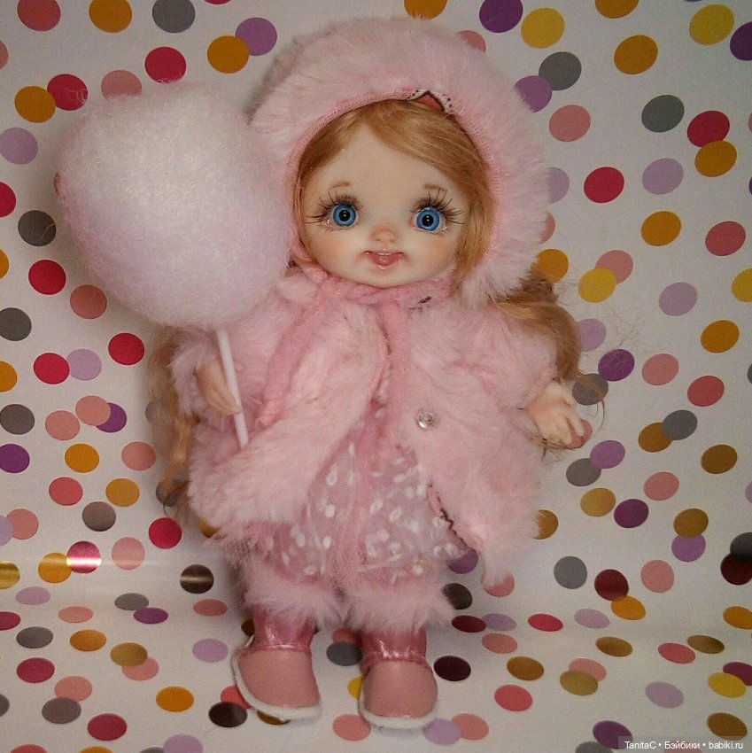 Сладкая малышка "Сахарная вата" Кенди! (ООАК куклы баболи)
