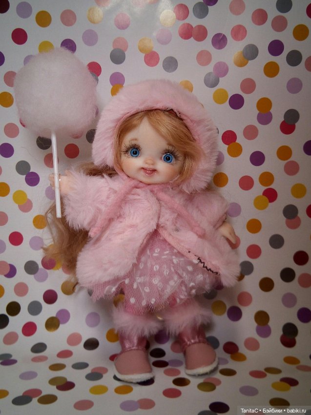 Сладкая малышка "Сахарная вата" Кенди! (ООАК куклы баболи) (фото 3)