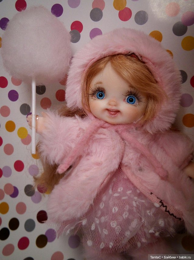 Сладкая малышка "Сахарная вата" Кенди! (ООАК куклы баболи) (фото 4)