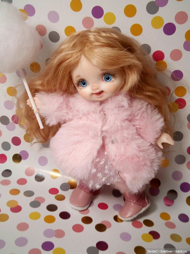 Сладкая малышка "Сахарная вата" Кенди! (ООАК куклы баболи) (фото 7)