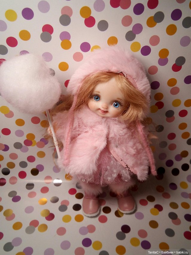 Сладкая малышка "Сахарная вата" Кенди! (ООАК куклы баболи) (фото 10)