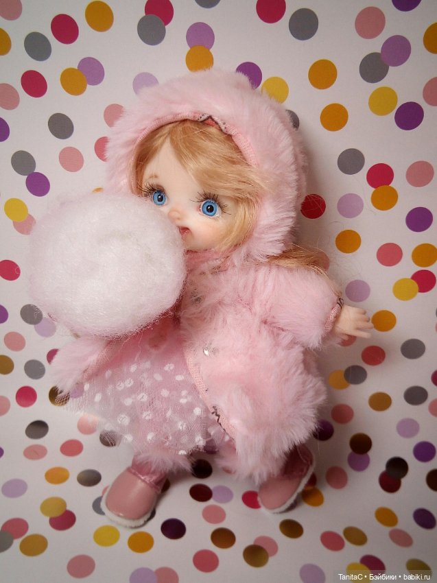 Сладкая малышка "Сахарная вата" Кенди! (ООАК куклы баболи) (фото 6)