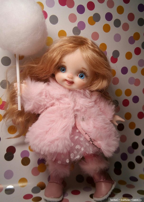 Сладкая малышка "Сахарная вата" Кенди! (ООАК куклы баболи) (фото 9)