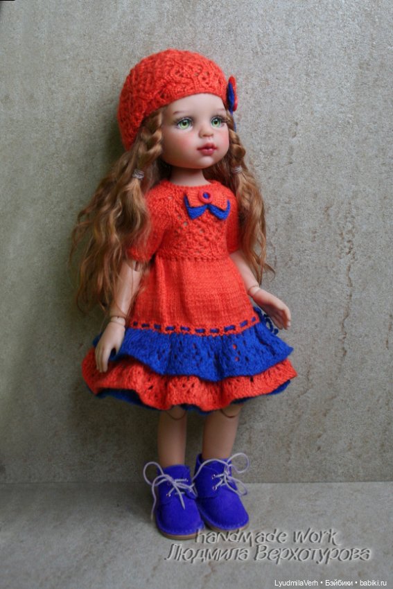 Оранжевое настроение — Одежда и обувь для кукол своими руками: фото (фото 2)