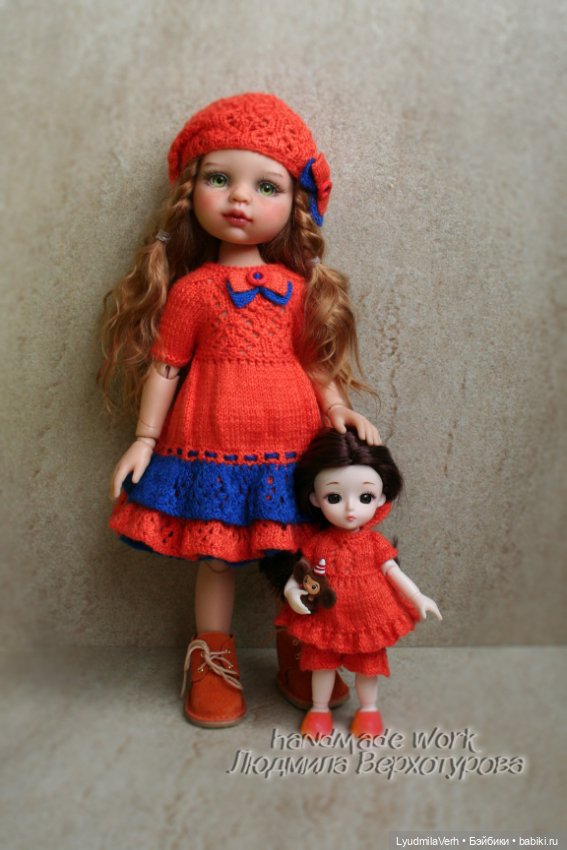 Оранжевое настроение — Одежда и обувь для кукол своими руками: фото
