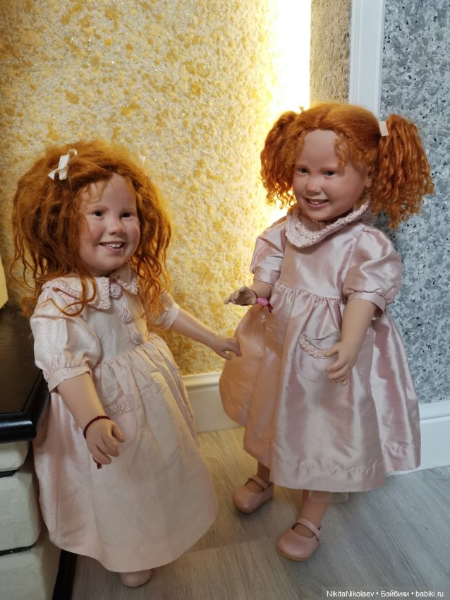 Две сестрички Рыжухи — Куклы Anne Mitrani и Gotz (Анне Митрани): фото (фото 5)
