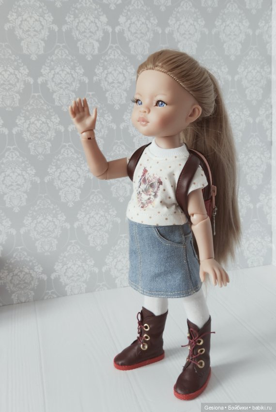 Весенний комплект — Одежда и обувь для кукол своими руками: фото (фото 9)