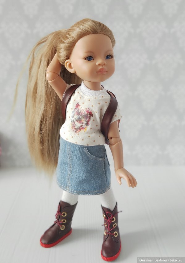 Весенний комплект — Одежда и обувь для кукол своими руками: фото (фото 10)