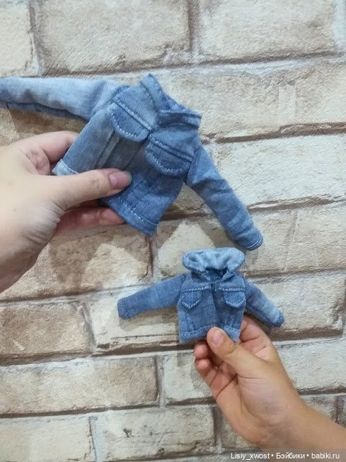 История про джинсовку — Авторские куклы ручной работы: текстильные (фото 3)
